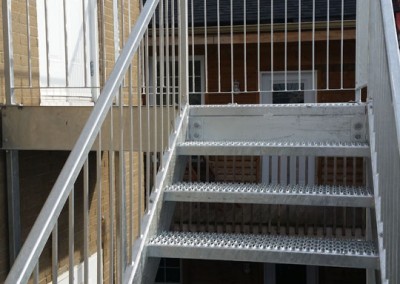 Fabricant escalier métallique extérieur et escalier métallique intérieur à Québec | Métal Gilles Allard