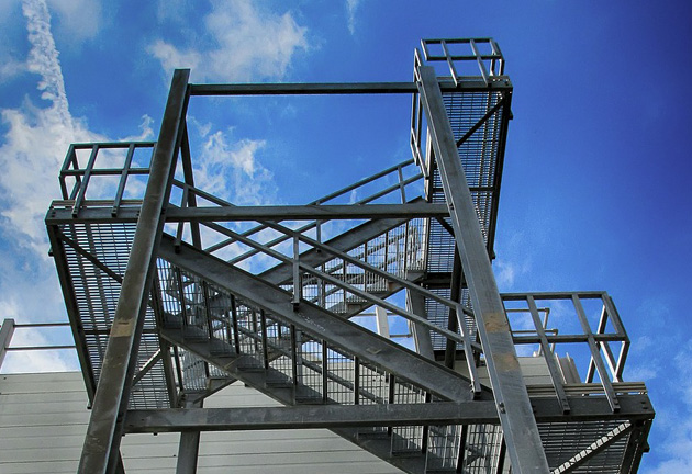 Fabricant escalier métallique extérieur et escalier métallique intérieur à Québec / Métal Gilles Allard situé à Québec