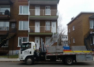 Fabrication et installation d'escalier tournant à Québec - Metal Gilles Allard Inc.