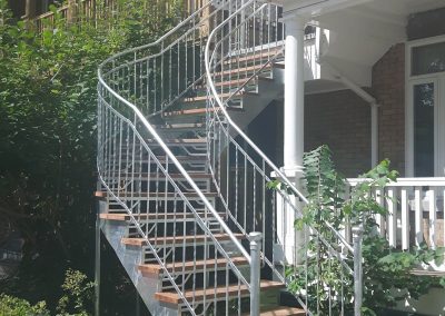 Fabricant escalier métallique extérieur - Métal Gilles Allard