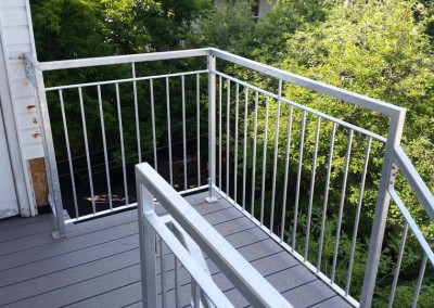 Fabricant d’escalier extérieur, escalier intérieur et rampe d’escalier à Québec - 469 St-Germain - Métal Gilles Allard inc.