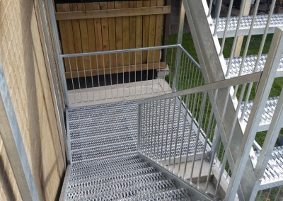 Fabricant escalier métallique extérieur et escalier métallique intérieur à Québec | Métal Gilles Allard