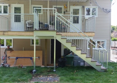 Fabricant d'escalier métallique extérieur et escalier métallique intérieur à Québec | Métal Gilles Allard