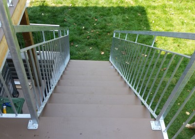 Fabricant d'escalier métallique extérieur et escalier métallique intérieur à Québec | Métal Gilles Allard