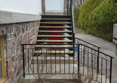 escalier avec rampe Québec |Metal Gilles Allard Inc.