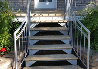 escalier extérieur petit droit Québec | Metal Gilles Allard Inc. Québec