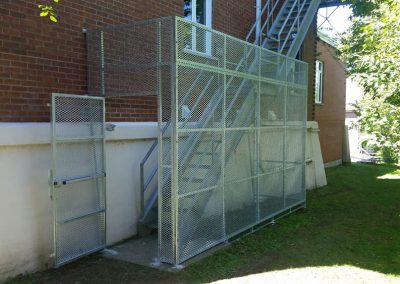 grillage de protection en acier d'escalier Québec | Metal Gilles Allard Inc. Québec